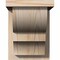 Ekena Millwork Ridgewood Smooth Corbel w/Backplate, Douglas Fir, 7 1/2"W x 10"D x 10"H COR08X10X10RID01SDF - alternate 4